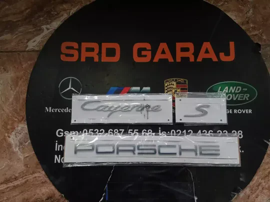 Porsche Cayenne S Bagaj Yazısı