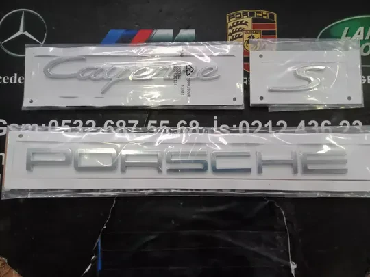 Porsche Cayenne S Bagaj Yazısı