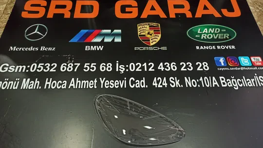 Porsche Cayenne Sağ Far Camı