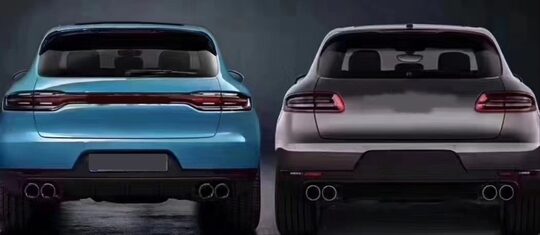 Porsche Macan 2014-18 Uyumlu Bagaj Kapağı Stoplu 2018 Görünüm