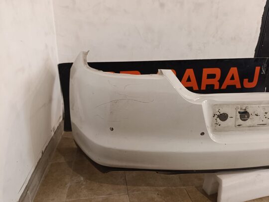 Porsche Panamera 970 2010-14 Çıkma Dolu Beyaz Arka Tampon 97050541100