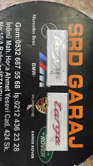 Porsche Targa Yazı
