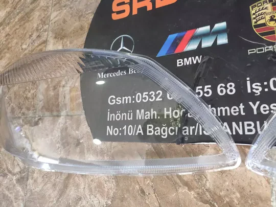 Skoda Fabia 2011- Sağ Sol Far Camı