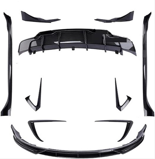Tesla Model 3 Aero Body Kit (Parlak Siyah)