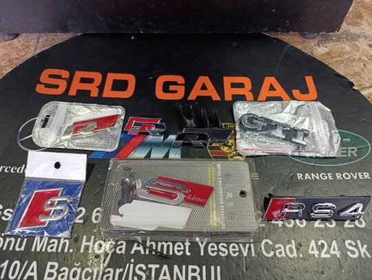 Volkswagen Audi Arma Logo Tip Yazısı