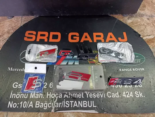 Volkswagen Audi Arma Logo Tip Yazısı