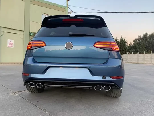 Volkswagen Golf 7 İçin 7.5 R Line Arka Tampon Dolu