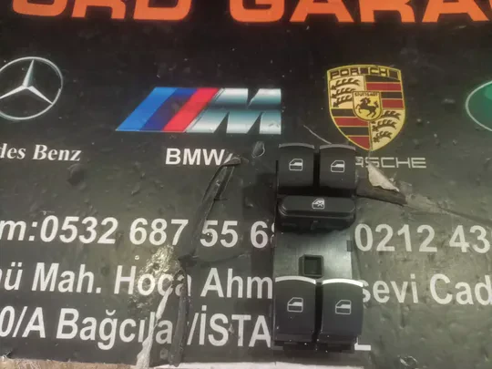 Volkswagen Golf Passat Jetta Tiguan Touran Cam Düğmesi Sıfır 5K4959857