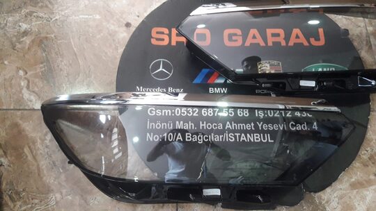Volkwagen Passat B8 Nikelajlı Sağ Sol Far Camı