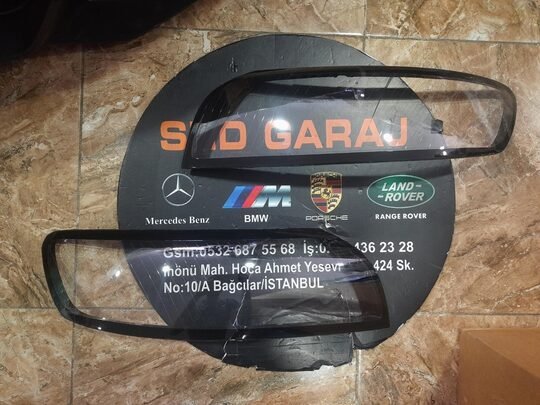 Volvo S40 Sağ Sol Far Camı