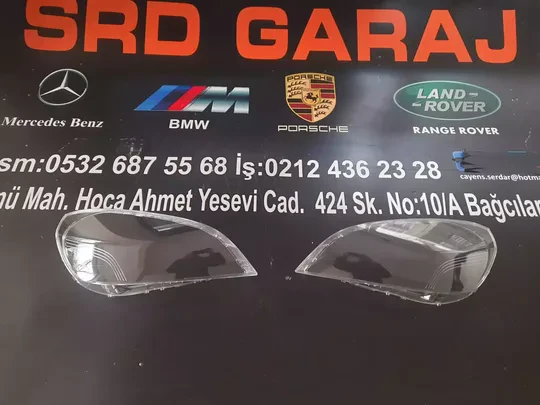 Volvo S60 2010-2013 Sağ Sol Far Camı
