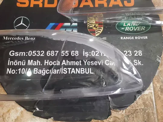 Volvo S60 2013 2018 Sağ Sol Far Camı