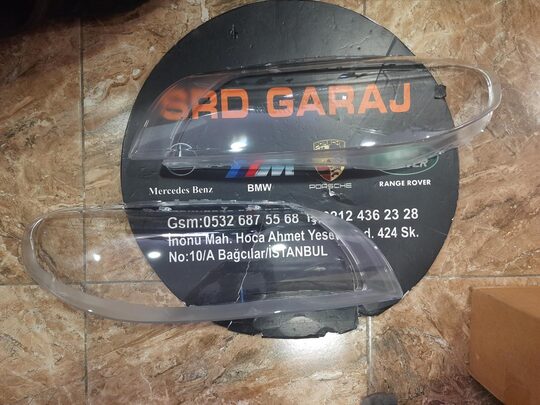 Volvo S80 Sağ Sol Far Camı