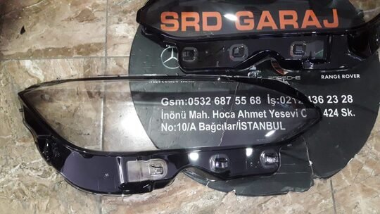Volvo S90 Sağ Sol Far Camı