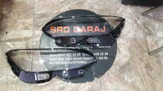 Volvo S90 Sağ Sol Far Camı