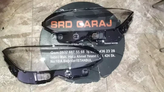 Volvo S90 Sağ Sol Far Camı