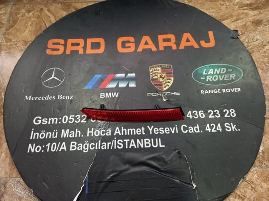 VW Passat 2015-18 Sağ Dış Arka Tampon Reflektörü 3G0945106B