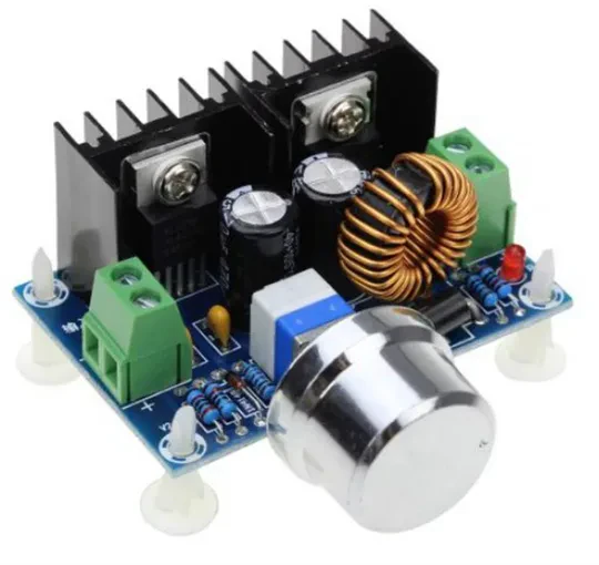 XL4016 Potlu Ayarlanabilir 8A Güç Kaynağı Voltaj Düşürücü XH-M401