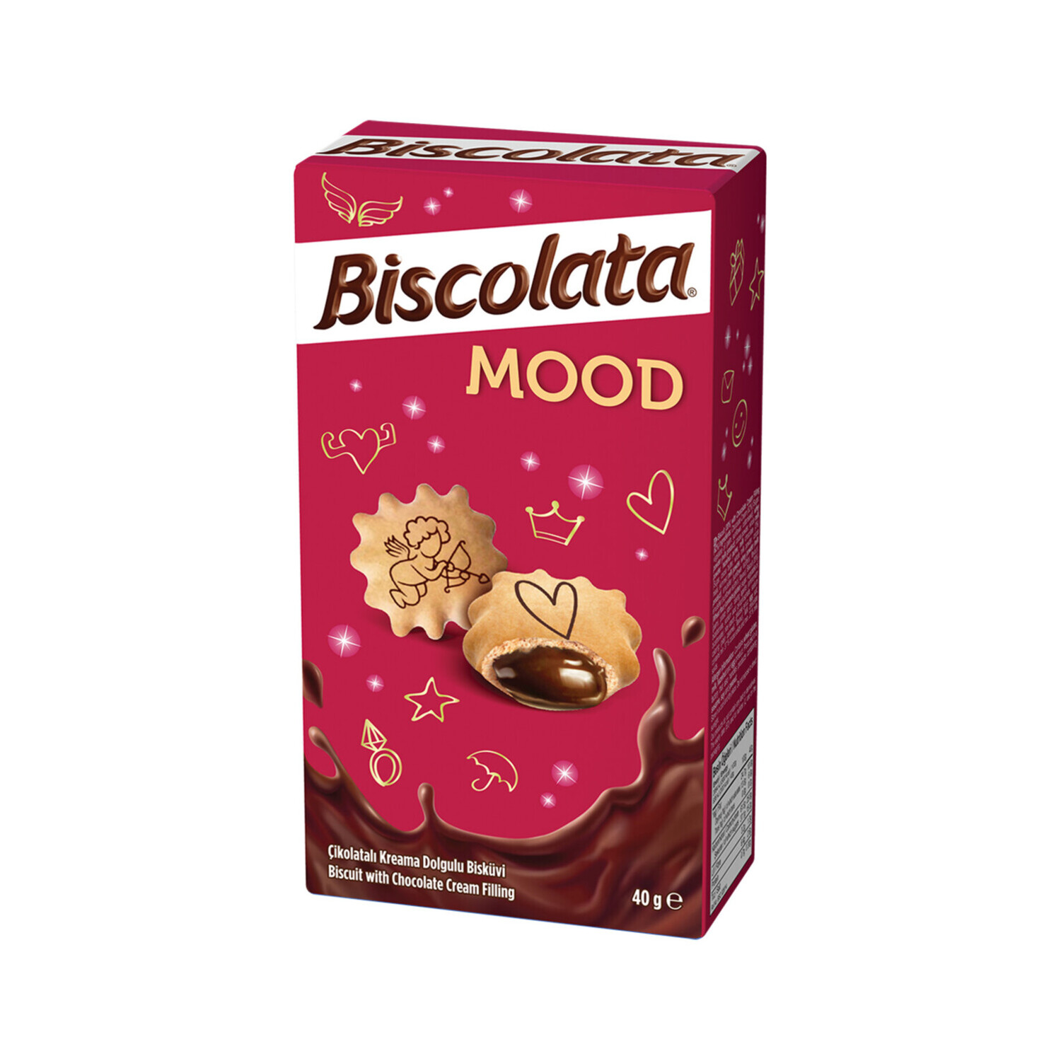 Şölen Biscolata Mood Sütlü Bisküvi 40 Gr