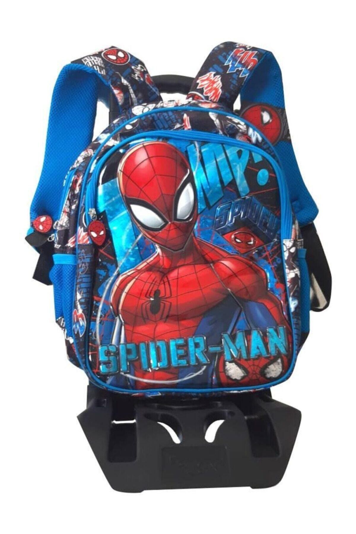 Spiderman Çekcekli Ilkokul Çantası Salto Stand 5254