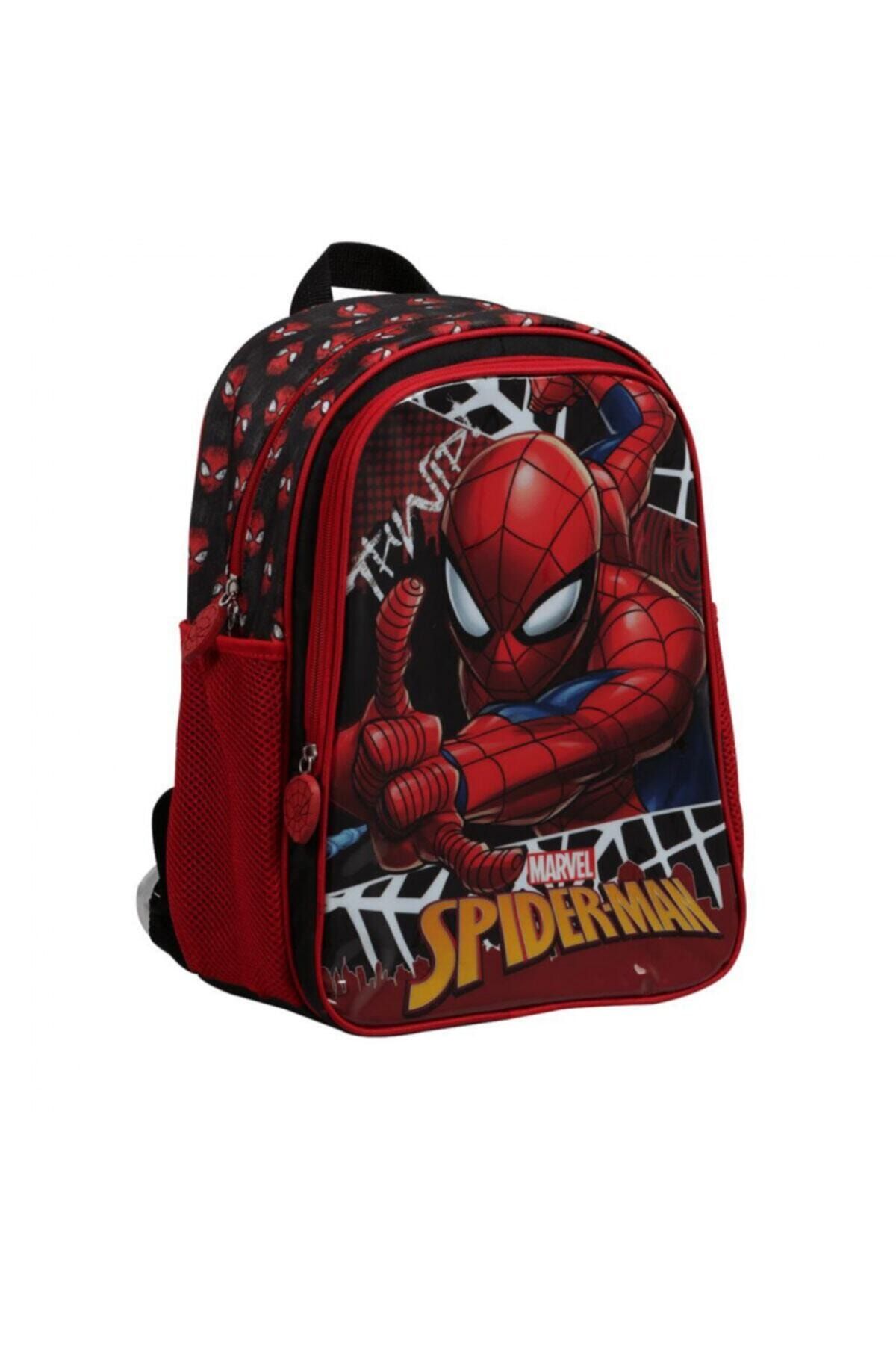 Spiderman Lisanslı Iki Bölmeli Ilkokul Sırt Çantası 5251