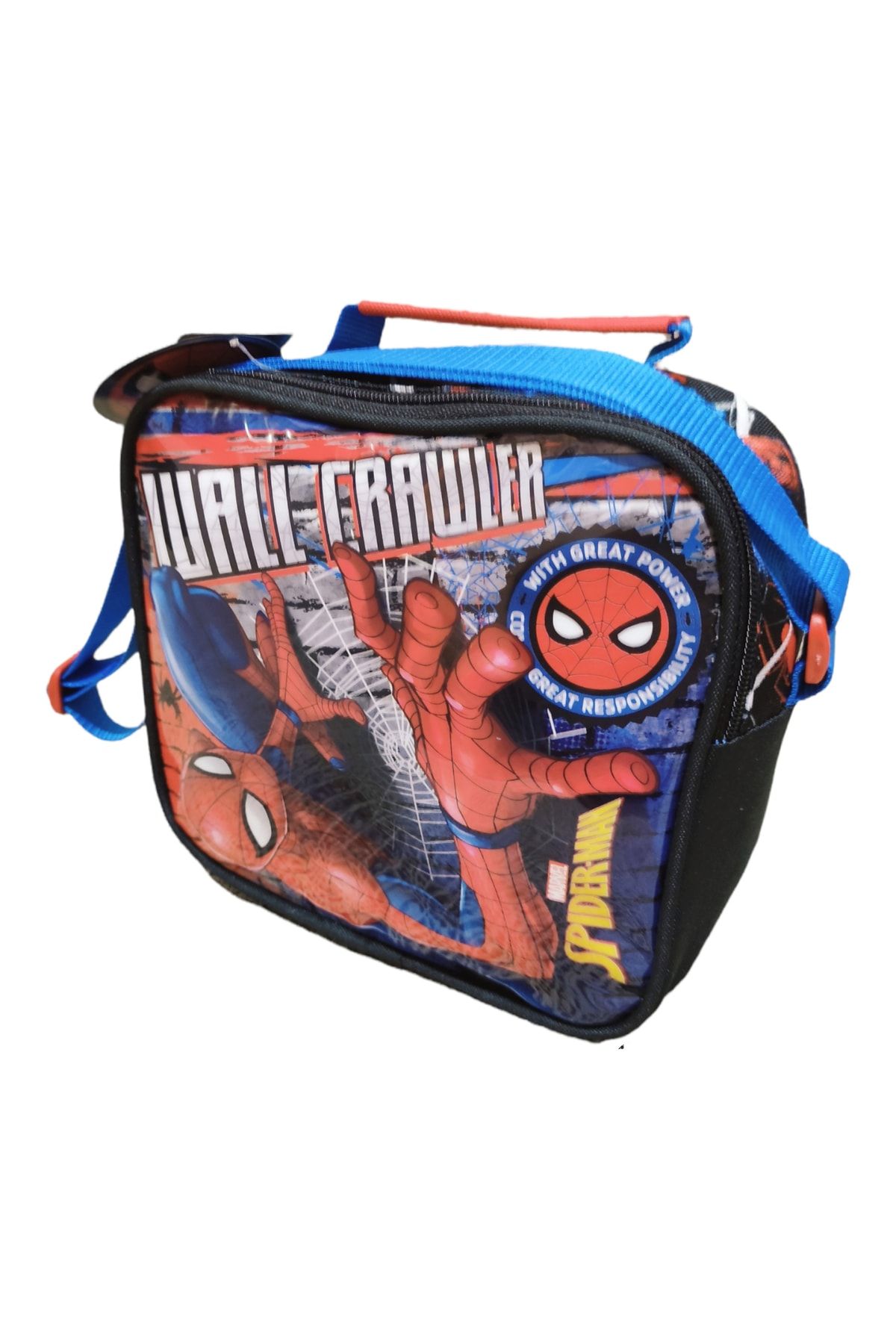 Spıderman Termoslu Beslenme Çantası Echo Wall