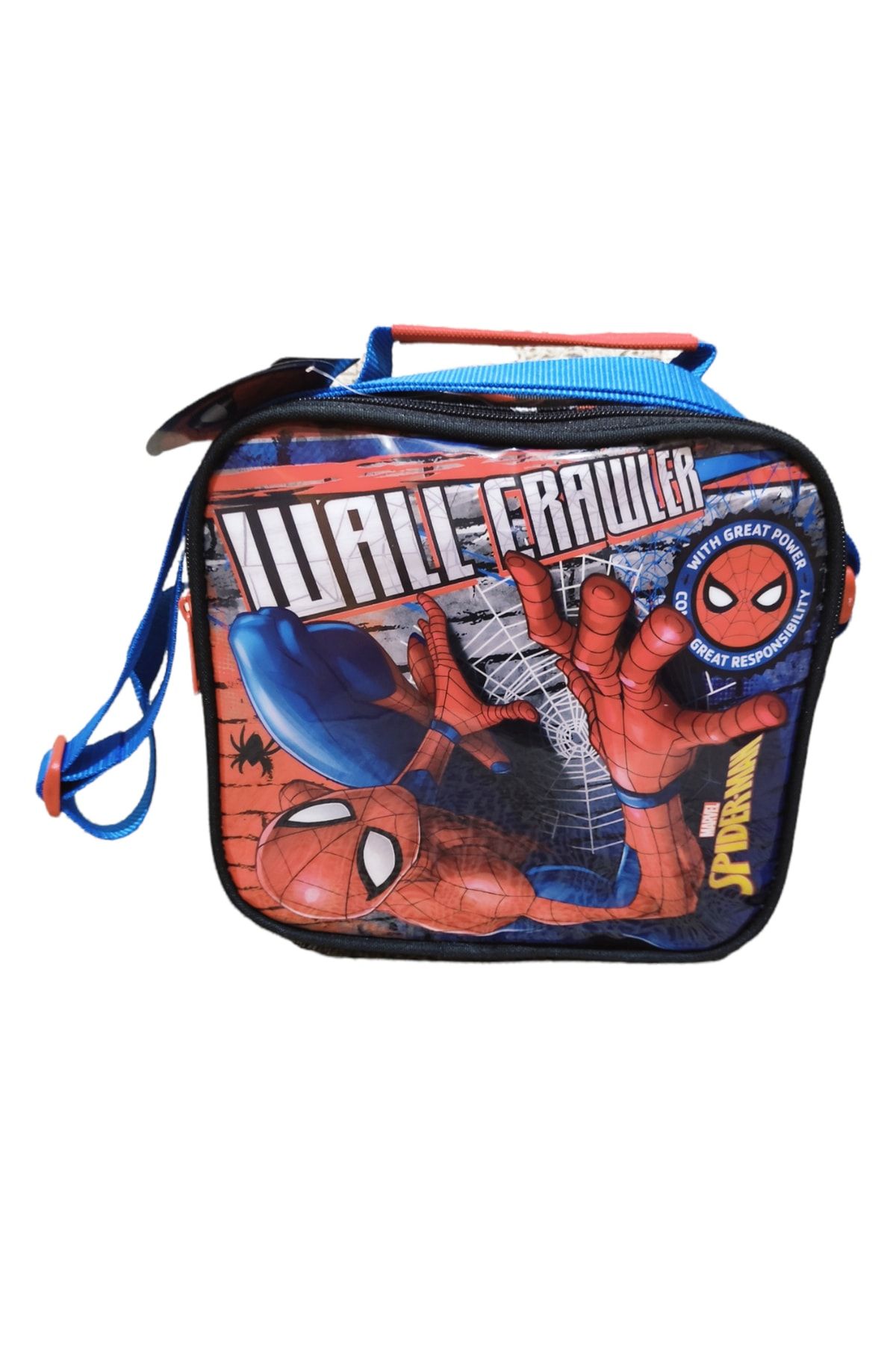 Spıderman Termoslu Beslenme Çantası Echo Wall