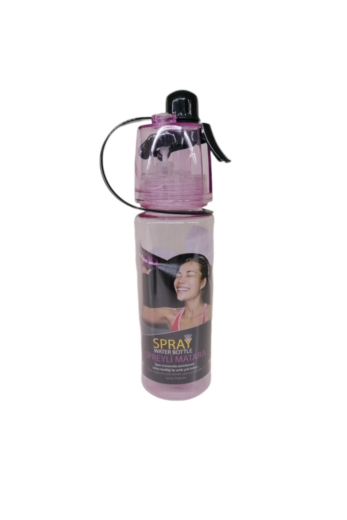 Spreli Sporcu Matarası Şeffaf