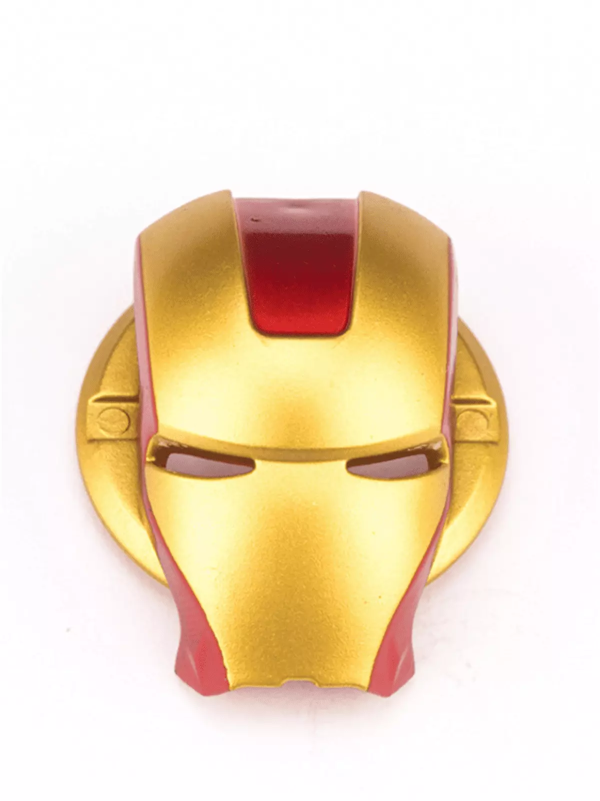 Start Stop Çerçevesi Koruyucu Kapak Metal Iron Man Sarı-Kırmızı