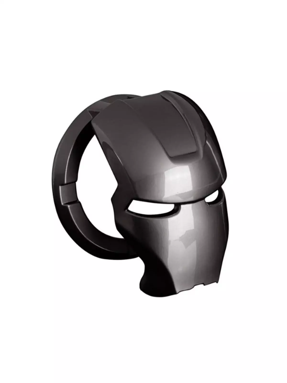 Start Stop Çerçevesi Koruyucu Kapak Metal Iron Man Siyah