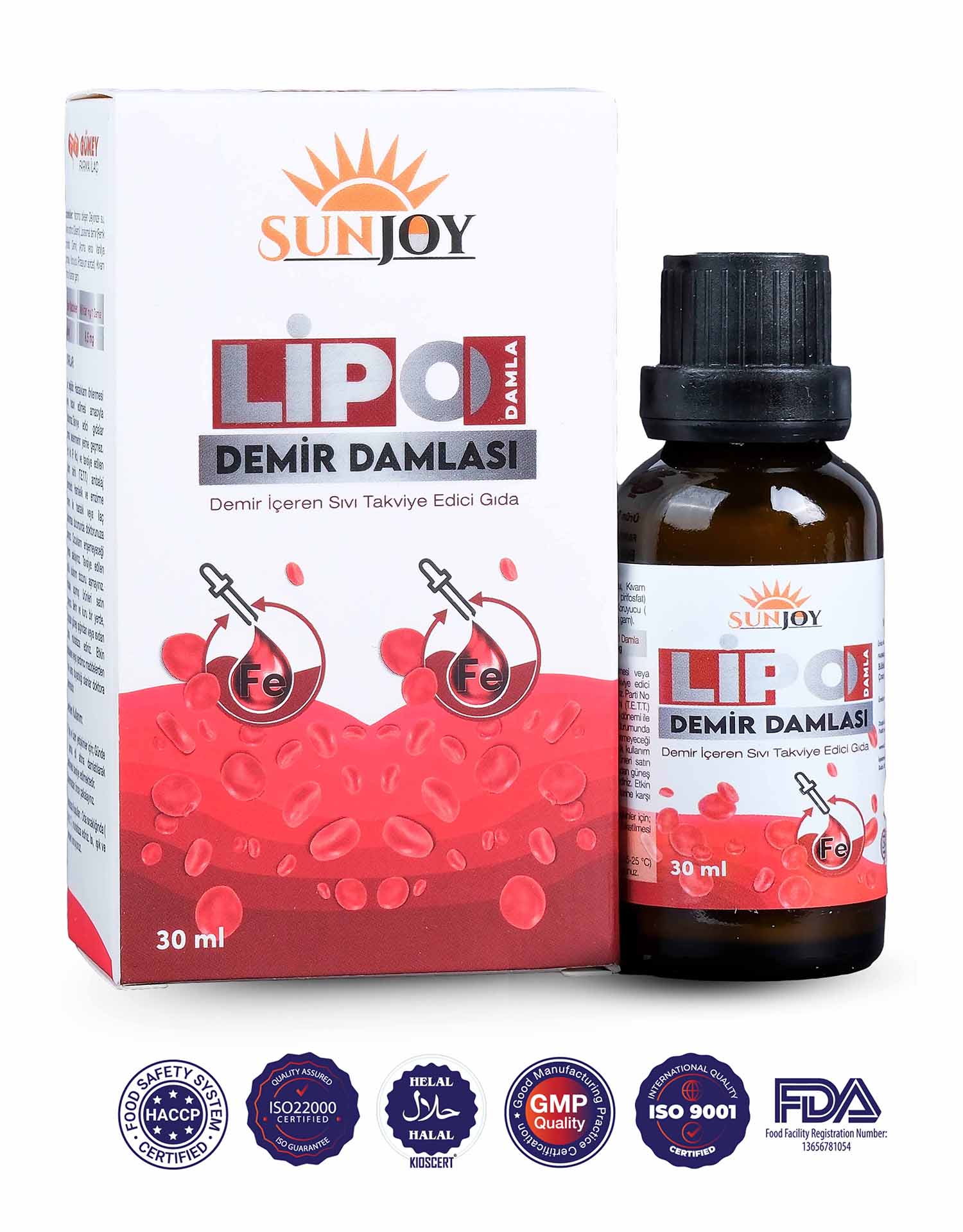 Sunjoy Lipo Demir Vitamin Takviyesi