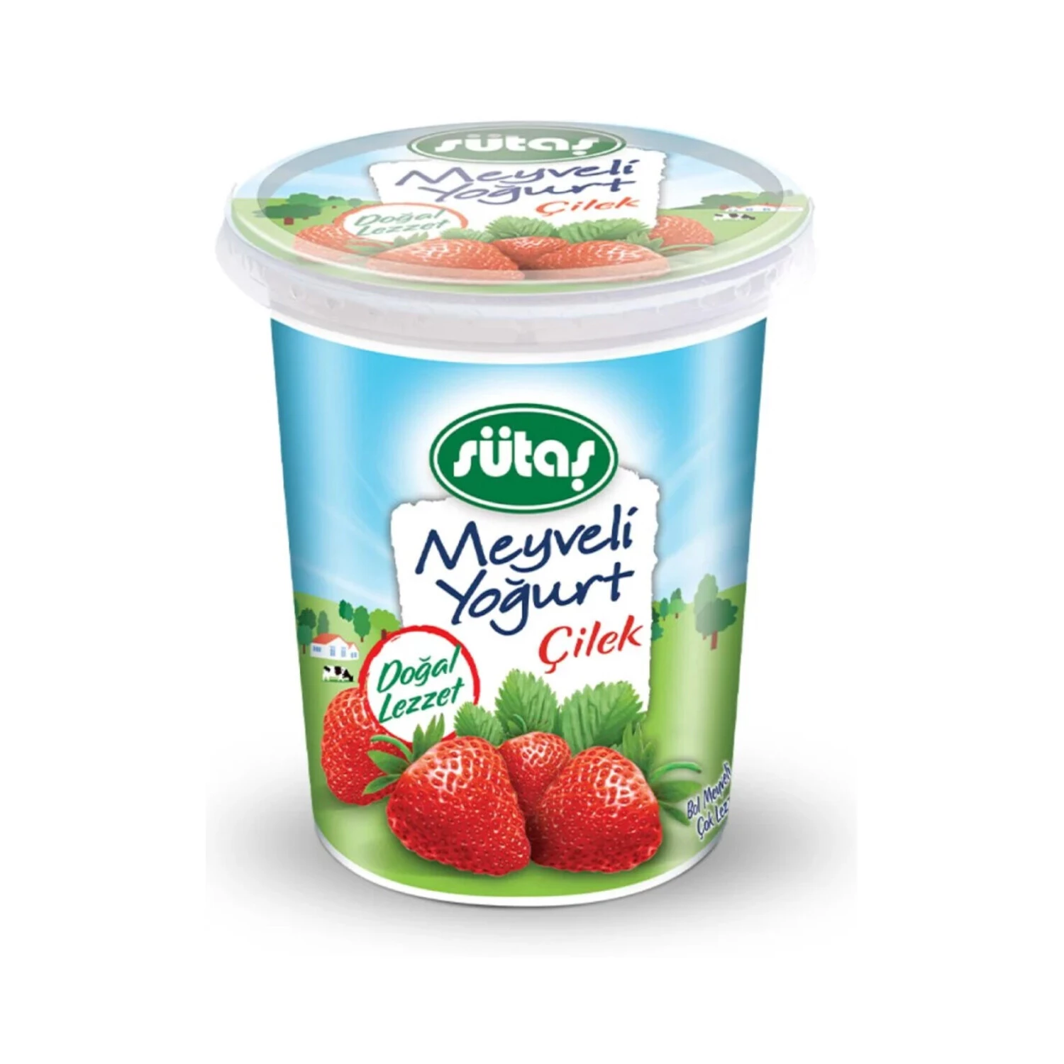Sütaş Çilek Meyveli Yoğurt 475 Gr