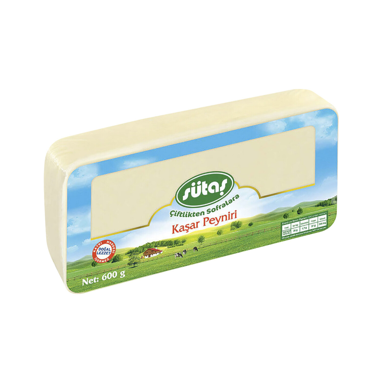 Sütaş Kaşar Peyniri 600 Gr