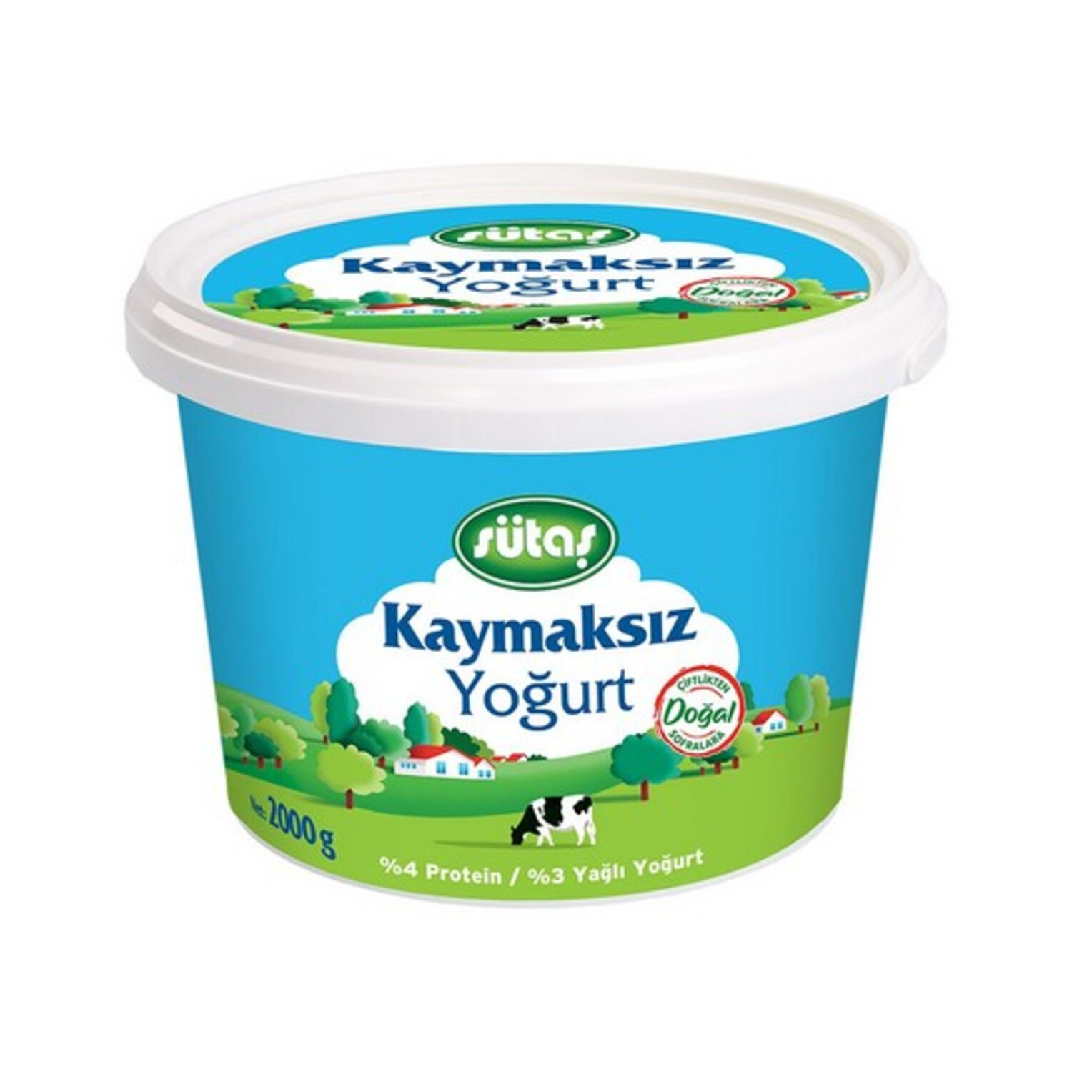 Sütaş Kaymaksız Yoğurt 2000 Gr