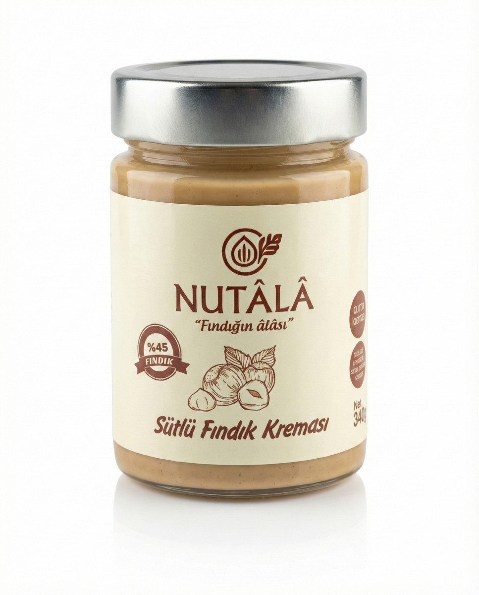Sütlü Fındık Kreması (%45 Fındık Oranı) 340 gr