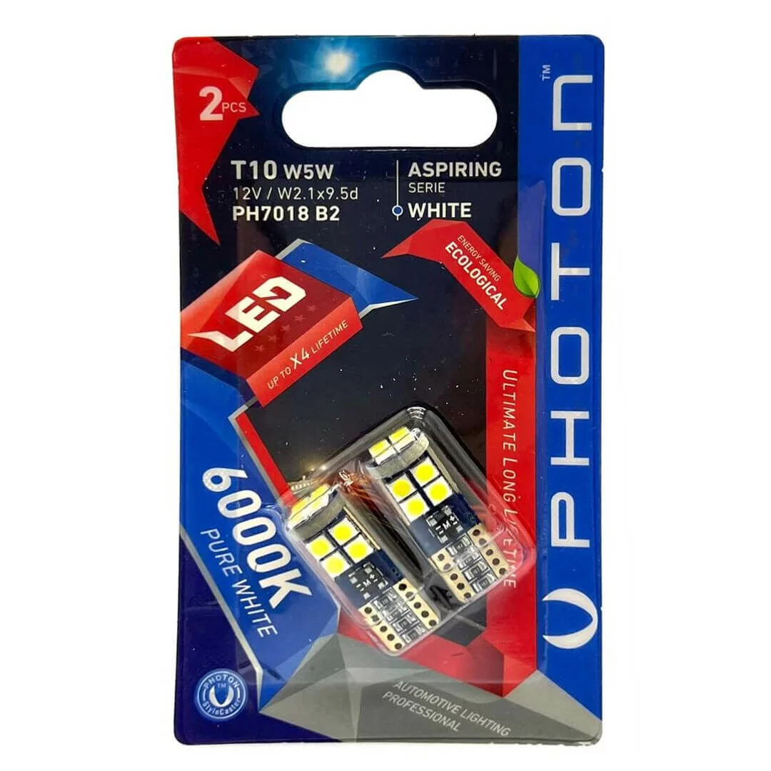 T10 W5W 12V 12 LED ASPIRING SERIE (2'Lİ BLISTER)