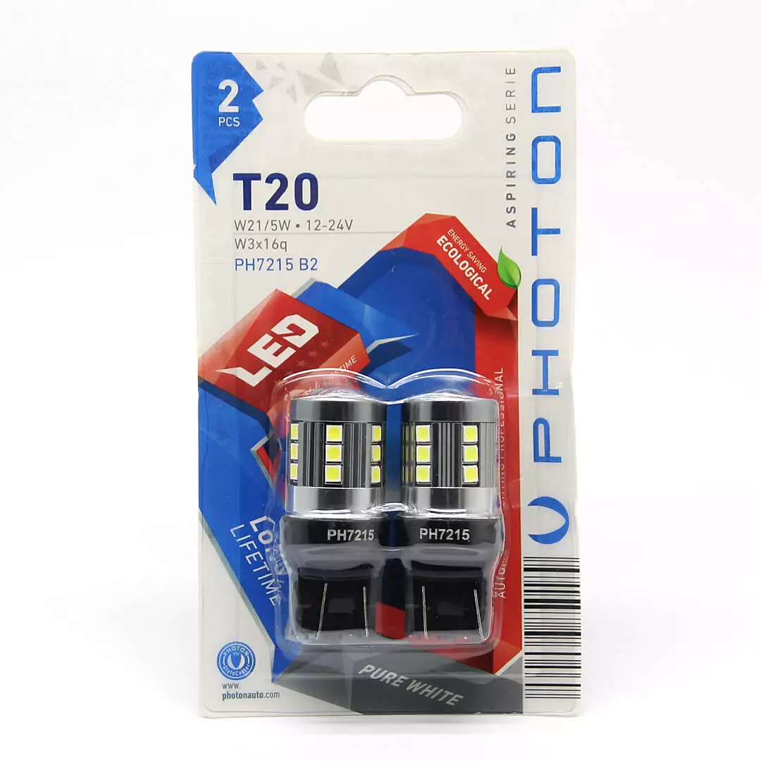 T20 W21/5W 12V-24V LED (2'Lİ BLISTER)