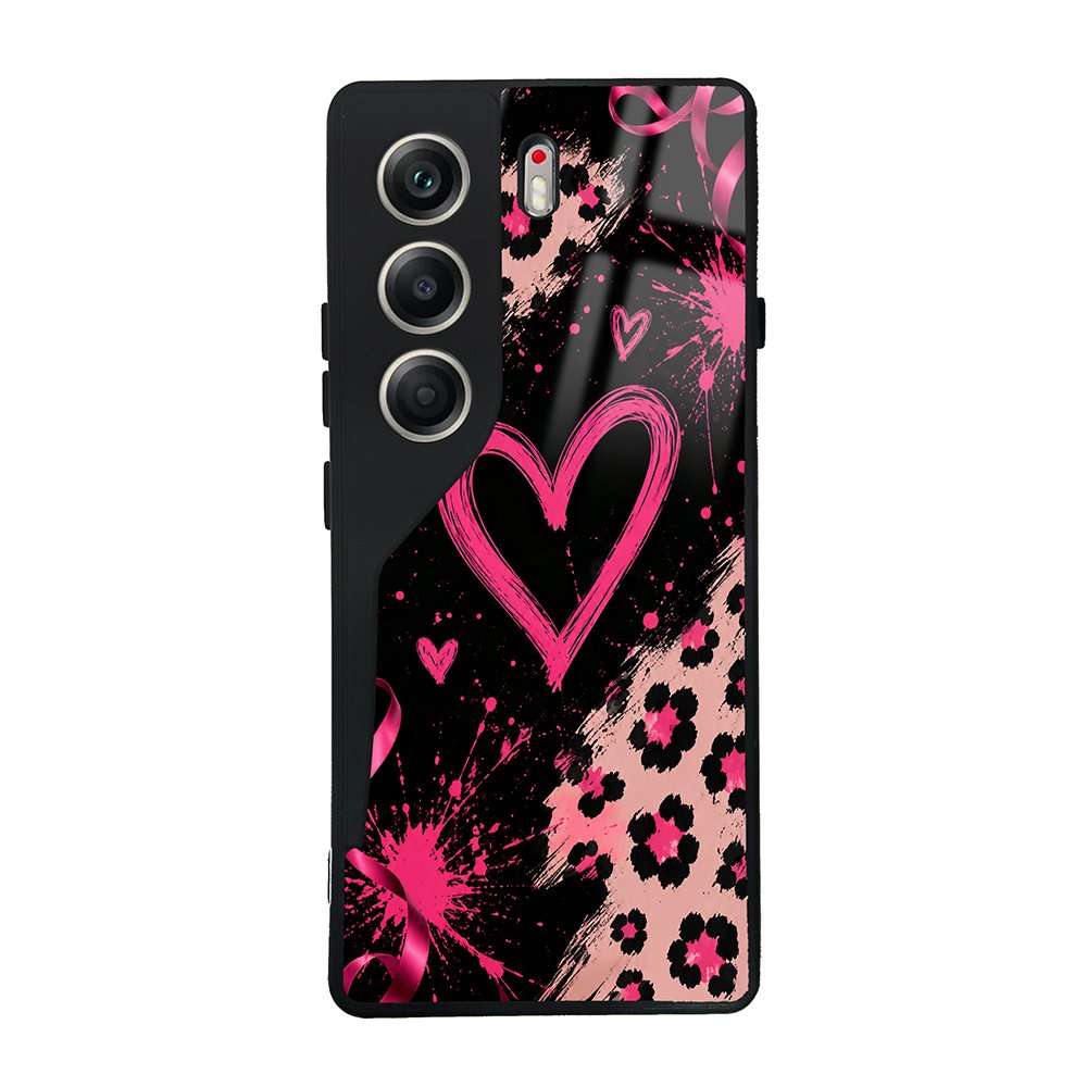 Tecno Camon 40 4G Kılıf Kamera Korumalı Desenli Luxury Portrait Painting Lusi Kapak