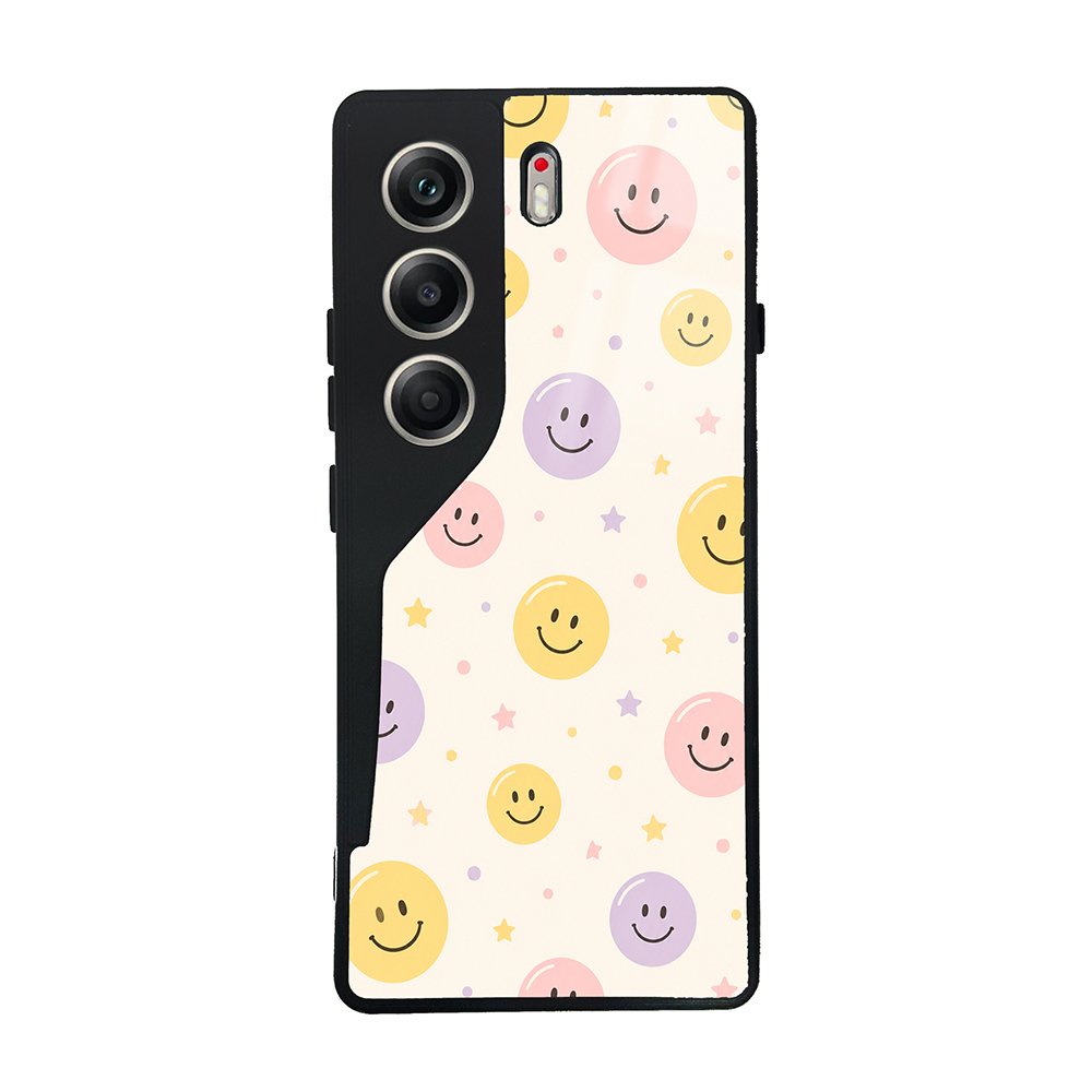 Tecno Camon 40 4G Kılıf Kamera Korumalı Desenli Luxury Portrait Painting Lusi Kapak
