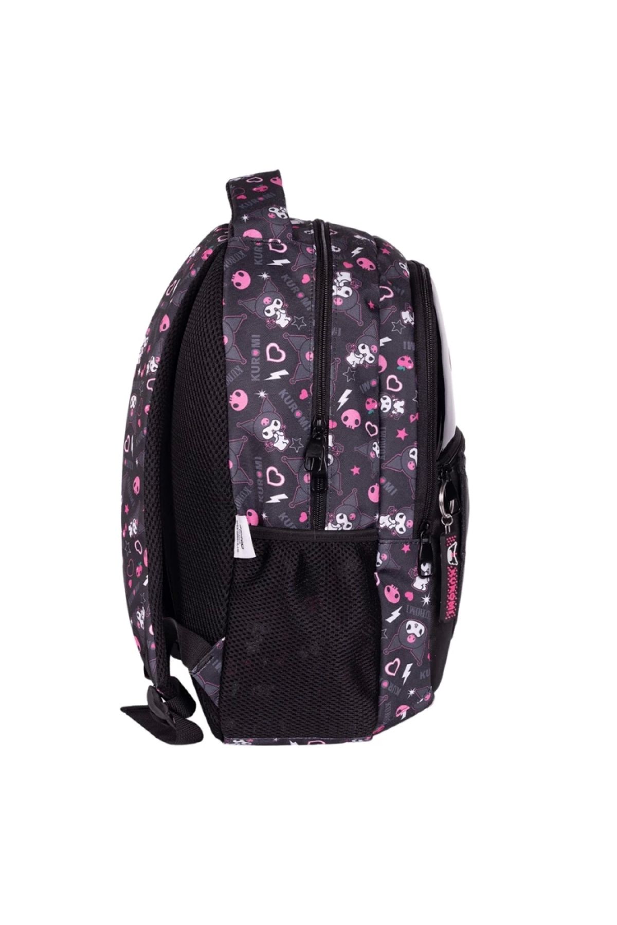 Tmn 592754 Görselli Okul Sırt Çantası 2730 Pembe Siyah