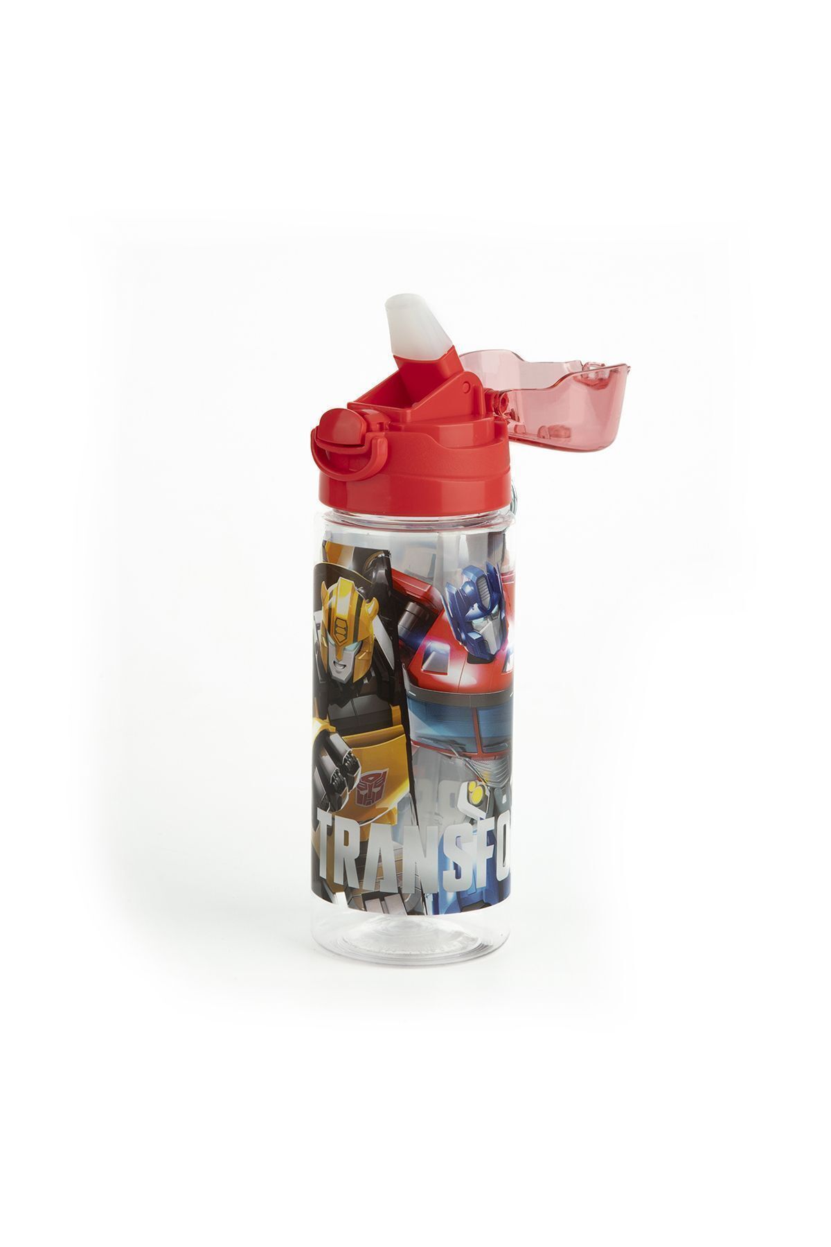 TRANSFORMERS PLASTIK MATARA 500 ML KIRMIZI OKUL SULUK