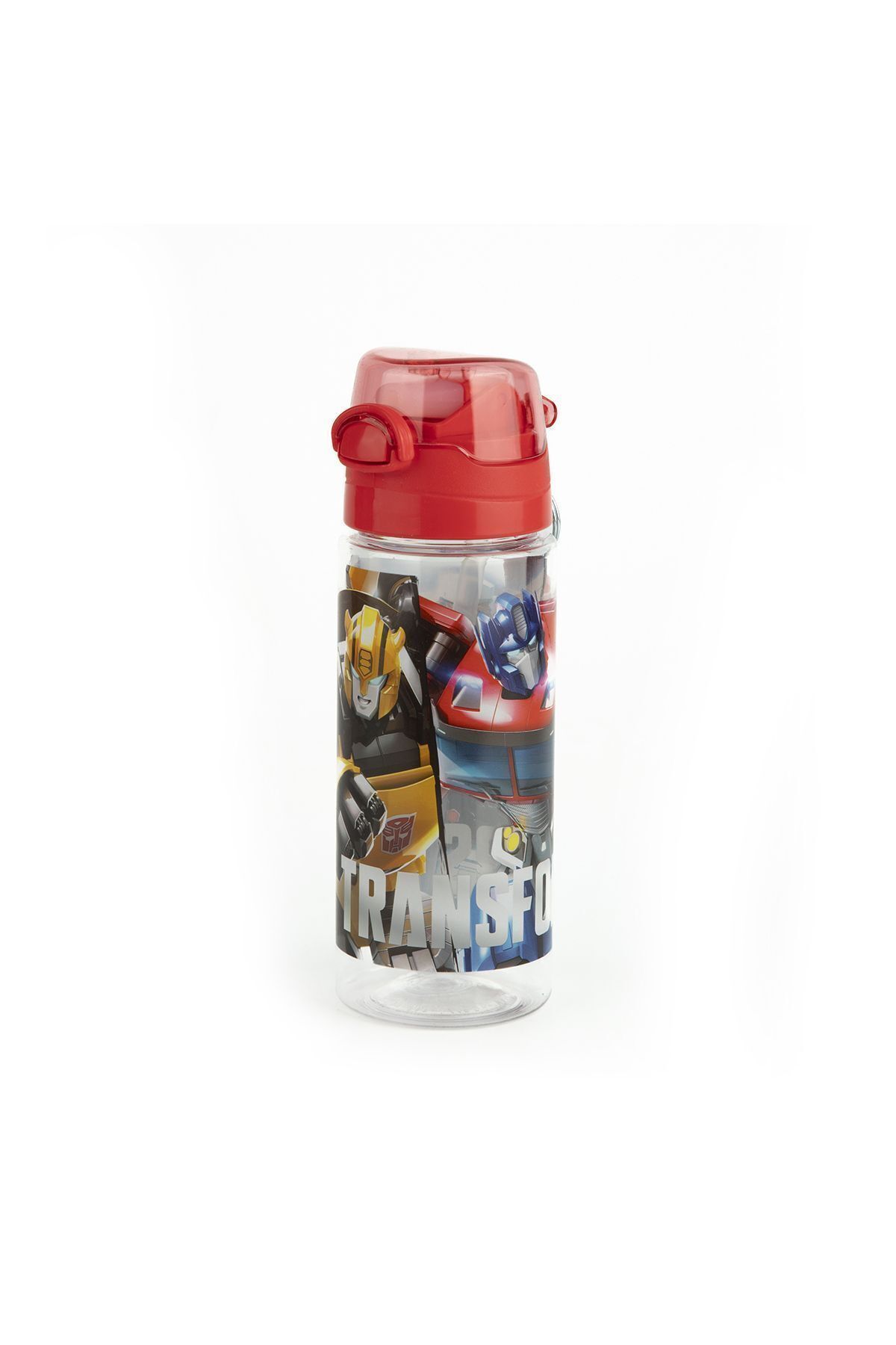 TRANSFORMERS PLASTIK MATARA 500 ML KIRMIZI OKUL SULUK
