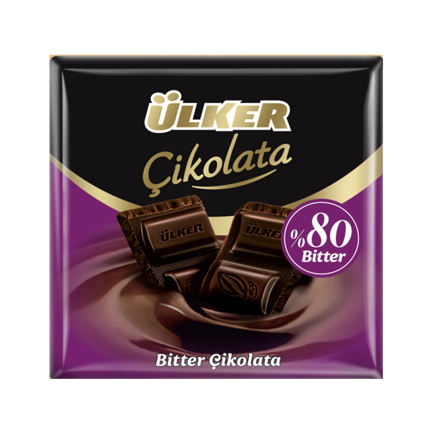 Ülker Çık. Bitter %80 Kakao 60 Gr Kare