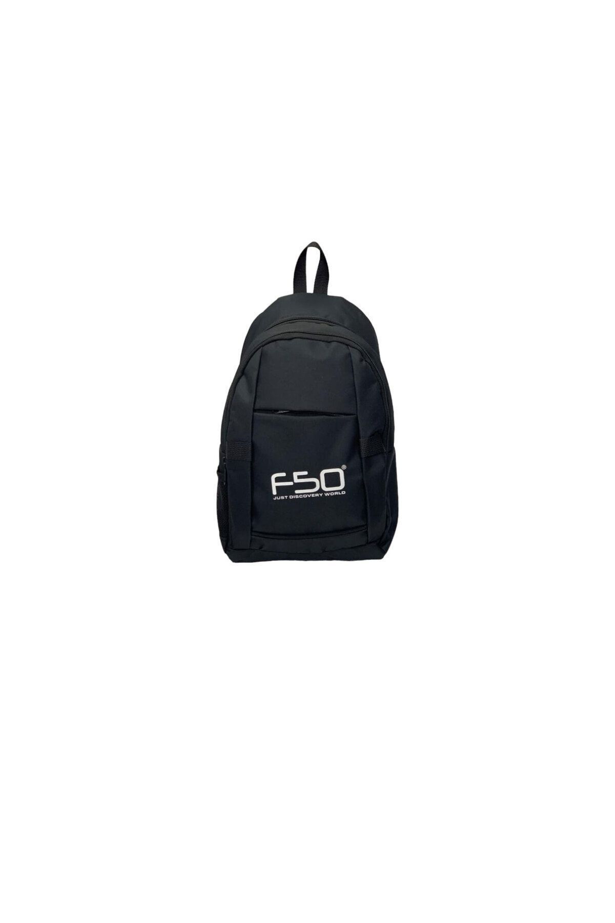 Unisex F90 Outdoor Siyah Üç Bölmeli Mini Sırt Günlük Küçük Boy Astarlı Su Geçirmez Kumaş 8255