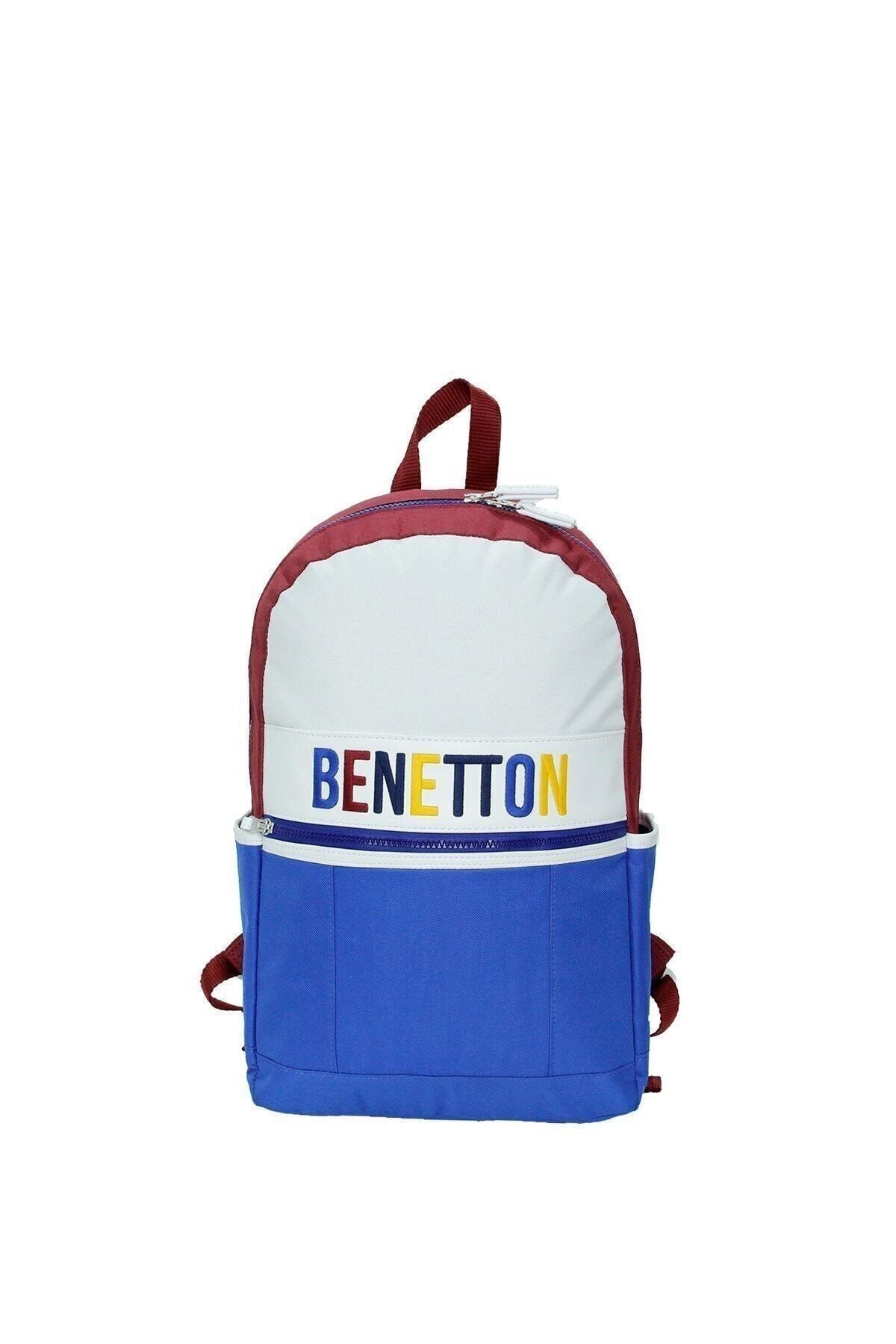 Unisex Mavi Ön Cepli Sırt Çantası 70062