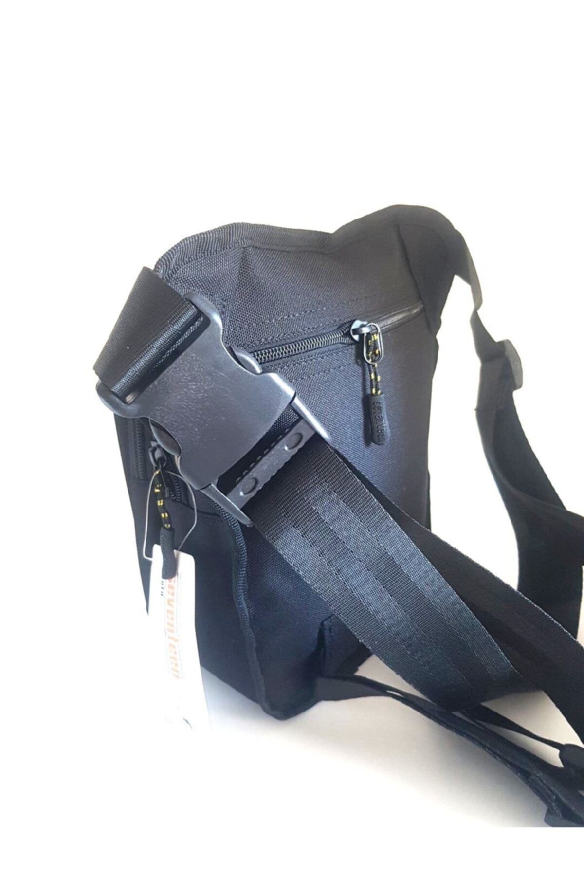 Unisex Siyah  Motorcu Bacak Ve Çapraz Çanta 4963