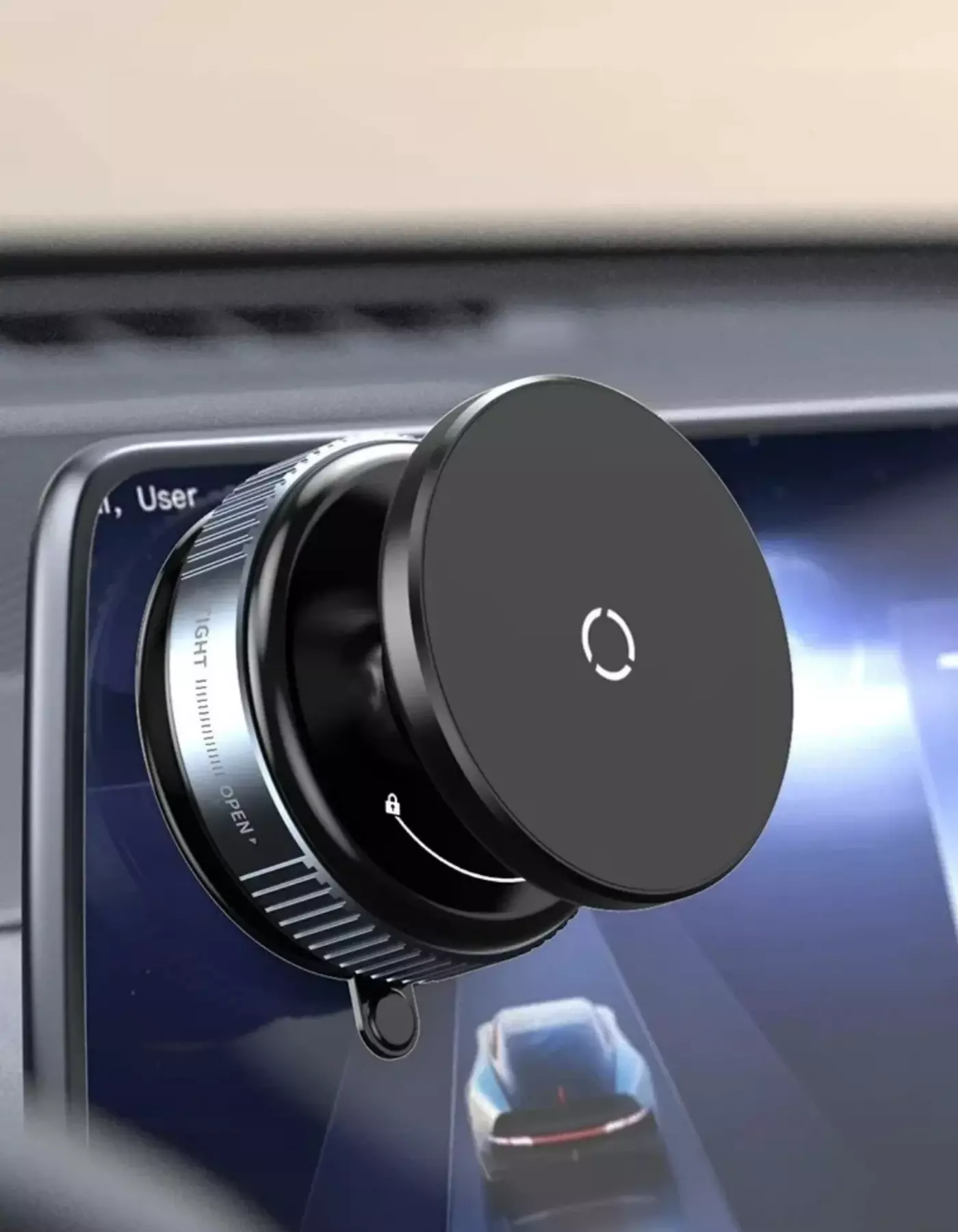 Vakumlu Manyetik 360' Dönebilen Katlanır Magsafe Araç Ev Ofis Pürüzsüz Zeminler Tutucu