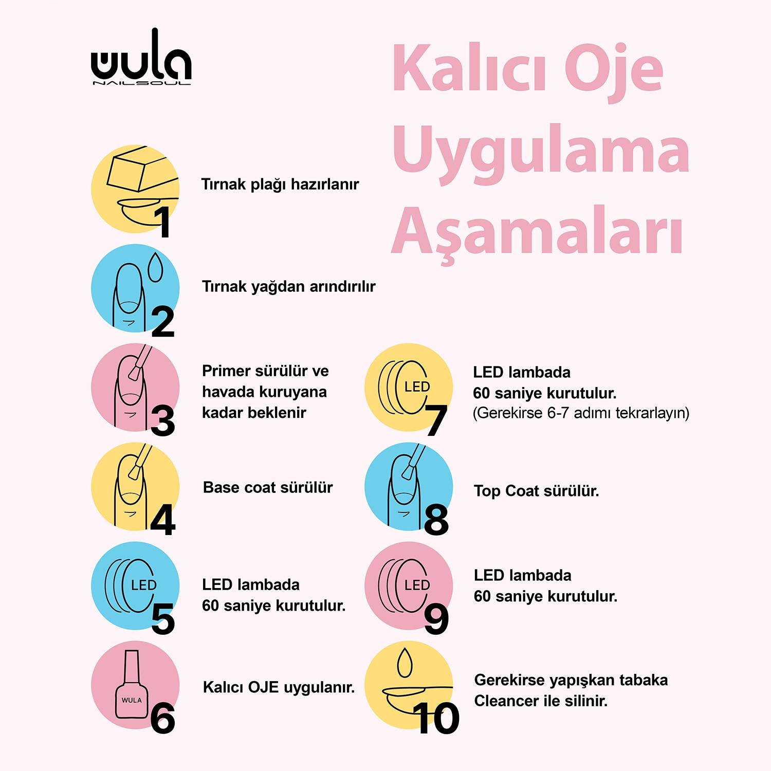 Wula Nailsoul Kalıcı Oje Nailsoul Melange 10ml Ton 611