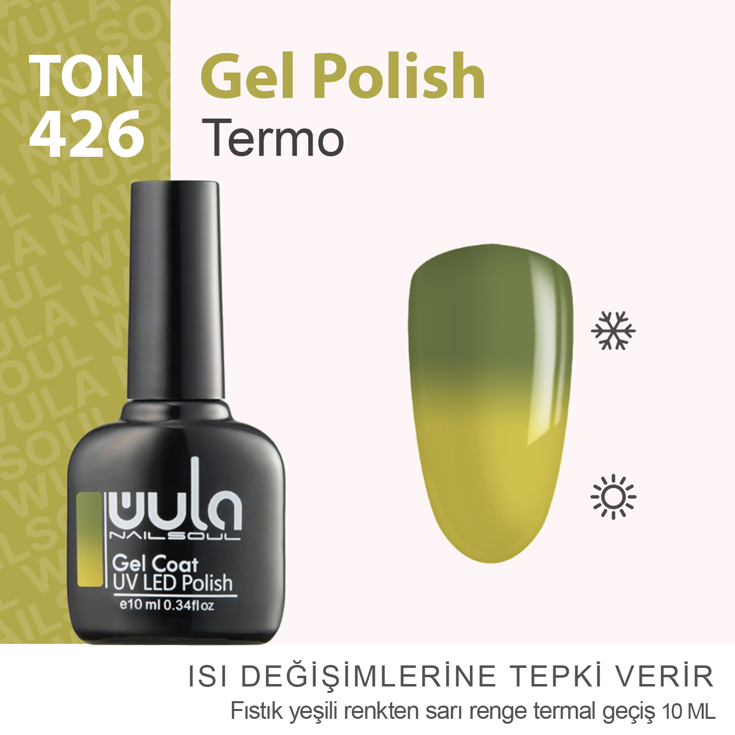 Wula Nailsoul Kalıcı Oje Nailsoul Termo 10ml Ton 426