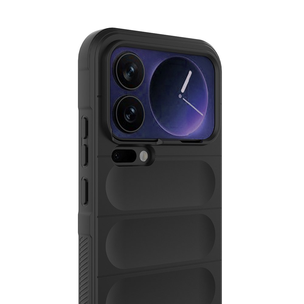 Xiaomi 17 Pro Max Kılıf Esnek TPU Oyuklu Arka Yüzey Tasarımlı Etnik Silikon Kapak